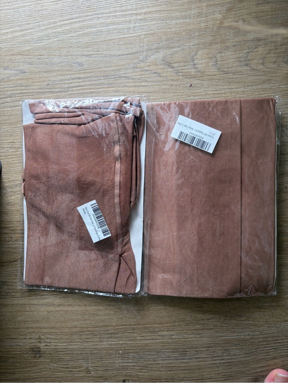 Lot of 2 NWT 60D Shaping Tights - Coffee, Plus Size